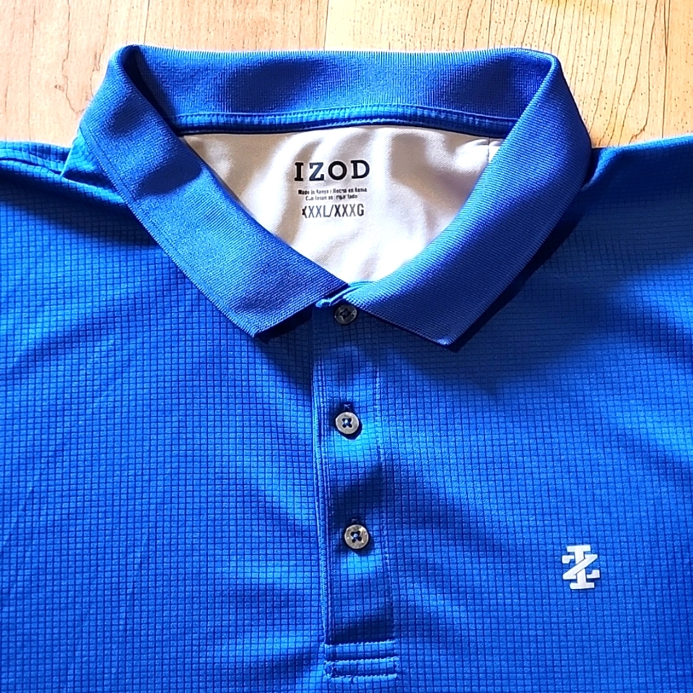 IZOD Men's Blue Golf Polo. Size 3XL Dri-fit gently used.